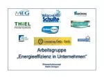 Arbeitsgruppe „Energieeffizienz in Unternehmen“ - slide 1
