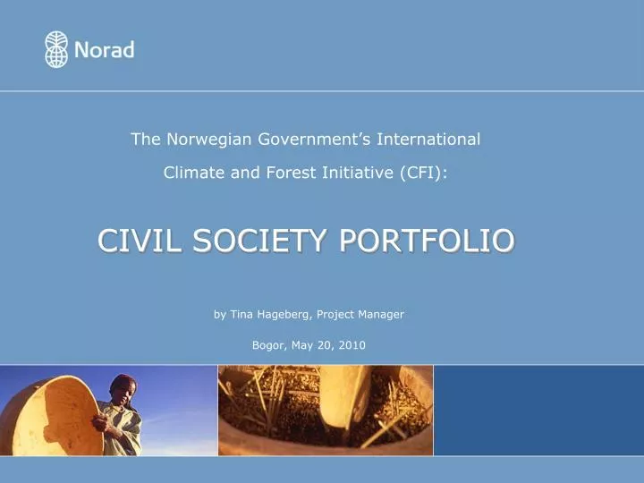 the norwegian government s international climate and forest initiative cfi civil society portfolio