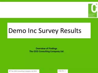 Demo Inc Survey Results