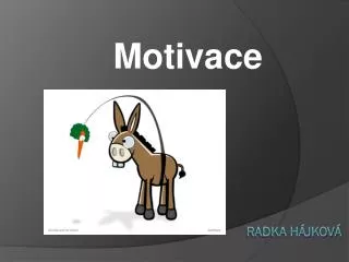 motivace