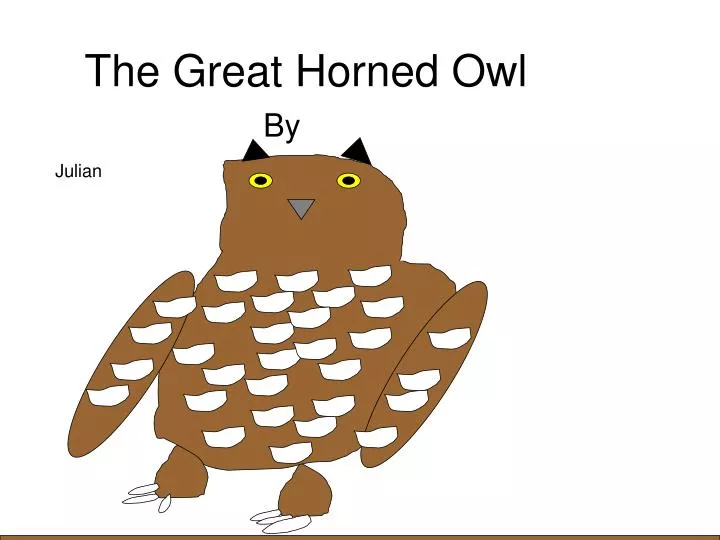 the great horned owl