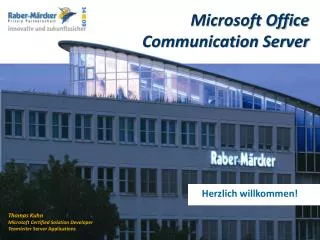 microsoft office communication server