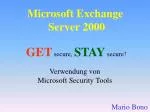 Microsoft Exchange Server 2000 - slide 1