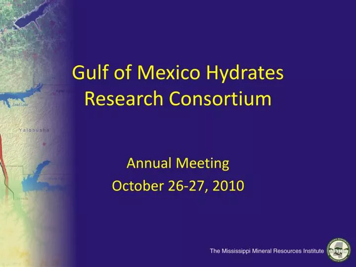 gulf of mexico hydrates research consortium