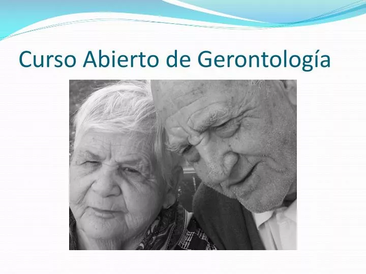 curso abierto de gerontolog a