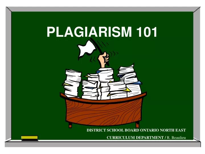 plagiarism 101