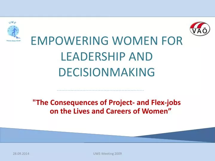 empowering women for leadership and decisionmaking