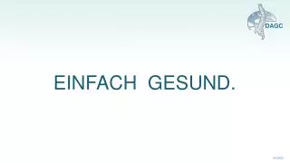 einfach gesund