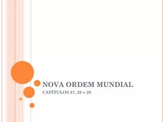 nova ordem mundial