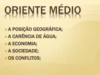 oriente m dio