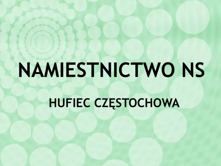 namiestnictwo ns