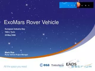 ExoMars Rover Vehicle