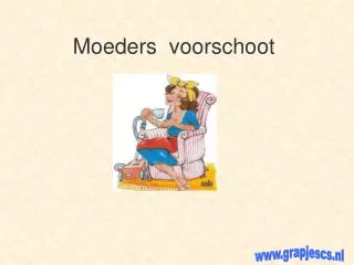 moeders voorschoot