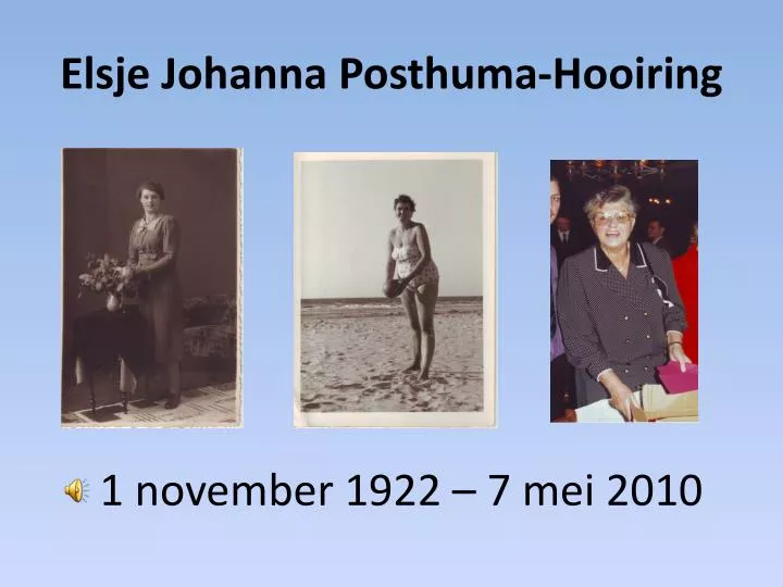 elsje johanna posthuma hooiring