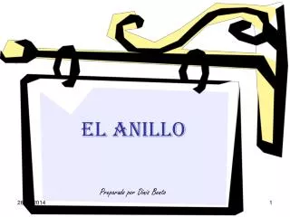 el anillo