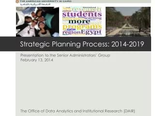 Strategic Planning Process: 2014-2019