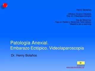 patolog a anexial embarazo ect pico videolaparoscopia