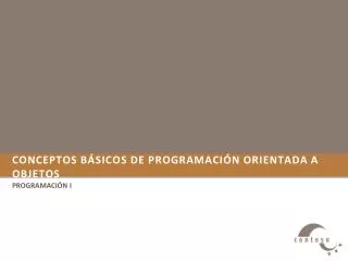 conceptos b sicos de programaci n orientada a objetos