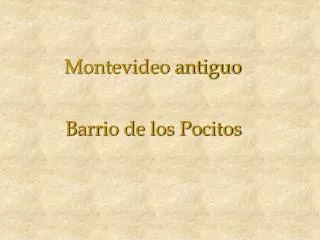 barrio de los pocitos
