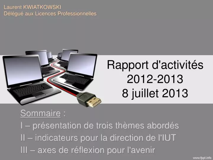 rapport d activit s 2012 2013 8 juillet 2013
