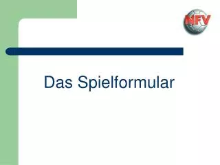 das spielformular