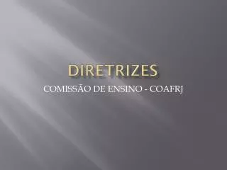 diretrizes