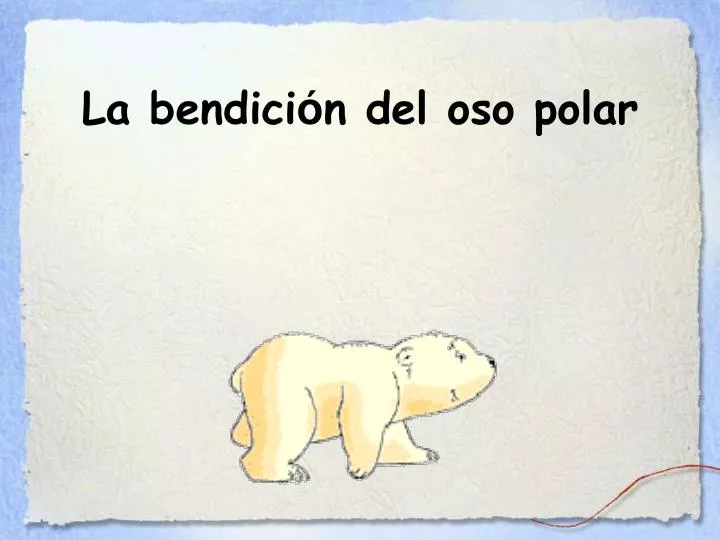 la bendici n del oso polar