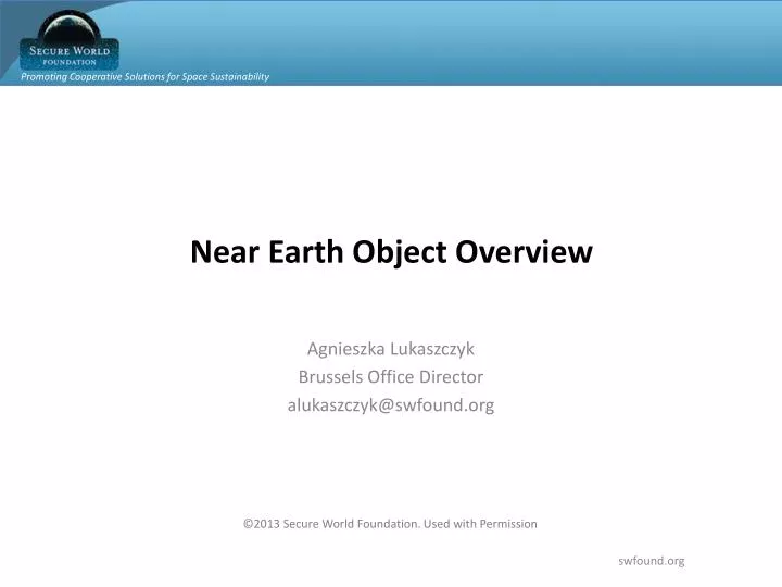 near earth object overview