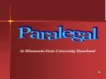 Paralegal - slide 1