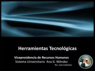 herramientas tecnol gicas
