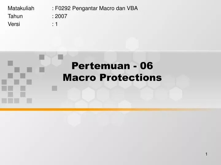 pertemuan 06 macro protections