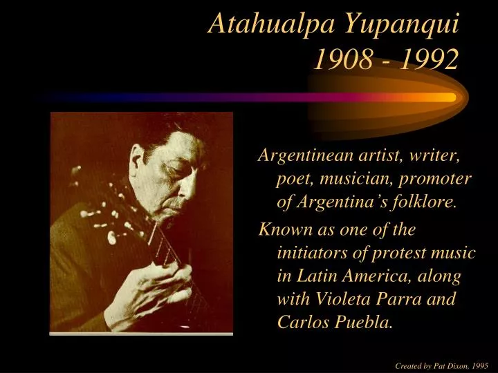 atahualpa yupanqui 1908 1992