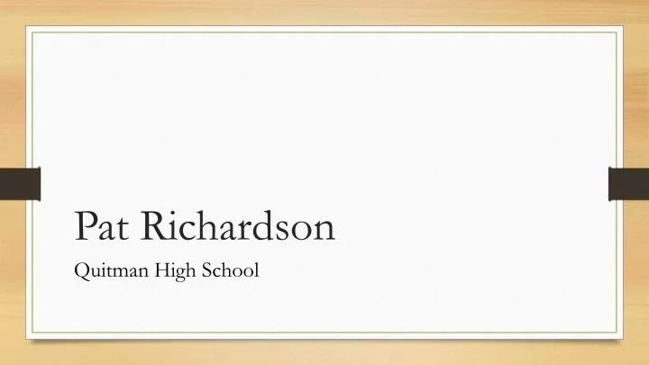 pat richardson