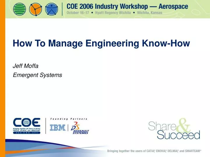 how to manage engineering know how
