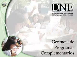 gerencia de programas complementarios