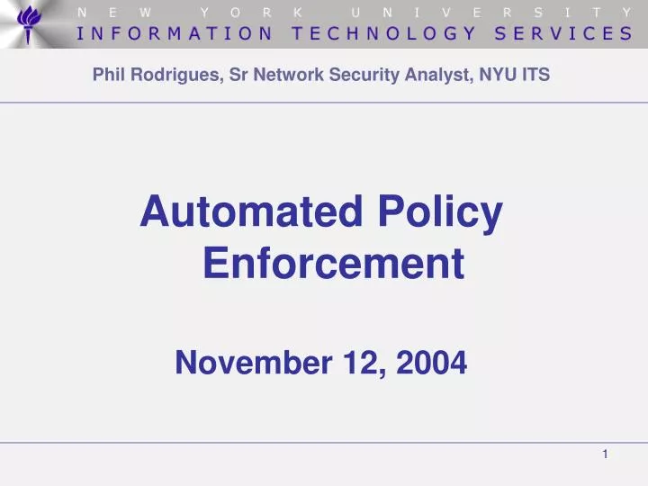 phil rodrigues sr network security analyst nyu its