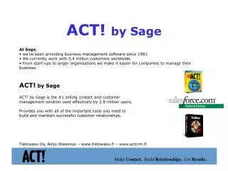 ACT! by Sage