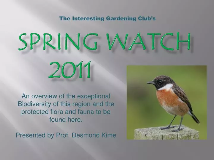 spring watch 2011