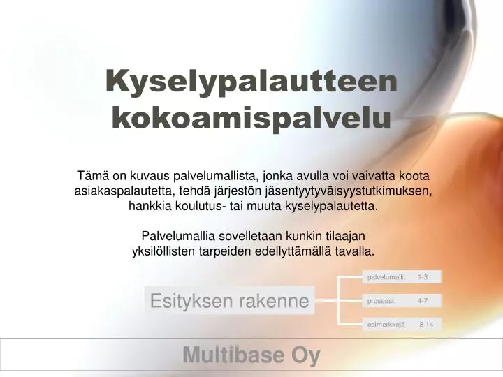 kyselypalautteen kokoamispalvelu