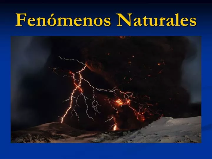 fen menos naturales