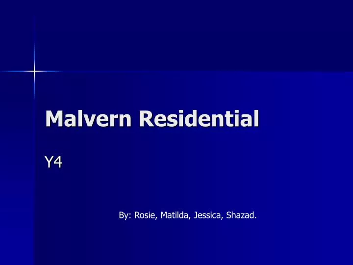 malvern residential