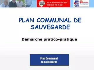 plan communal de sauvegarde