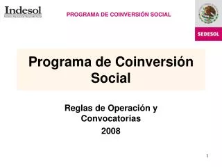programa de coinversi n social