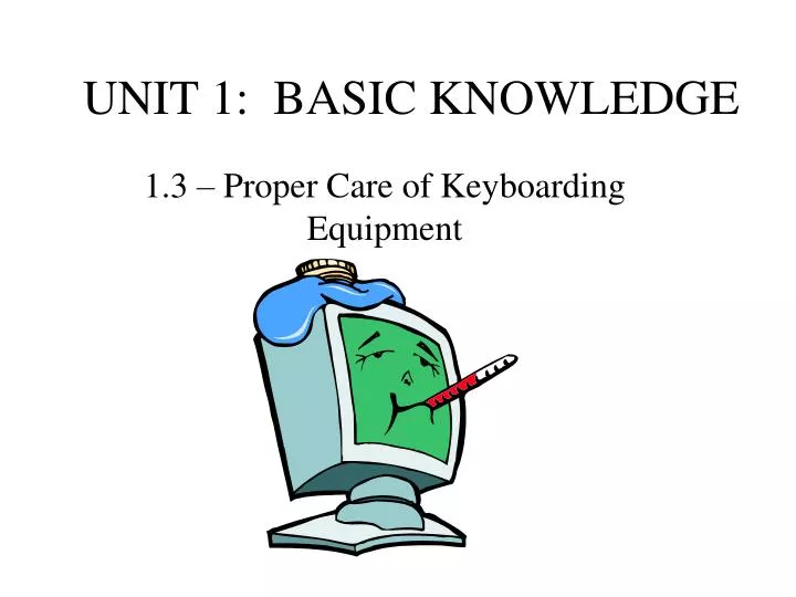 unit 1 basic knowledge