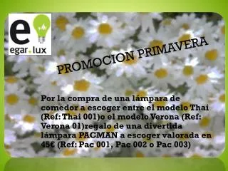 promocion primavera
