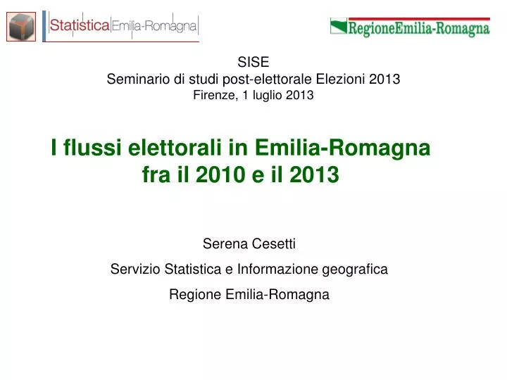 sise seminario di studi post elettorale elezioni 2013 firenze 1 luglio 2013