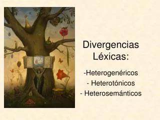 divergencias l xicas