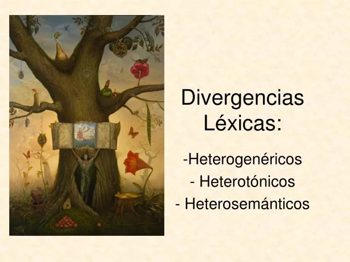 divergencias l xicas