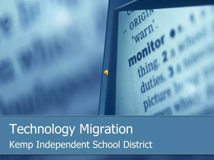 technology migration