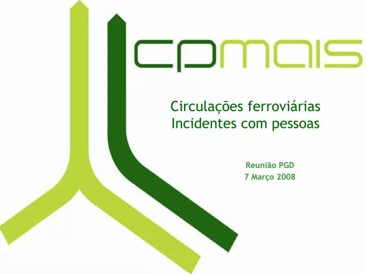 circula es ferrovi rias incidentes com pessoas